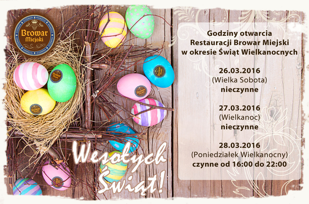 browar miejski wielkanoc